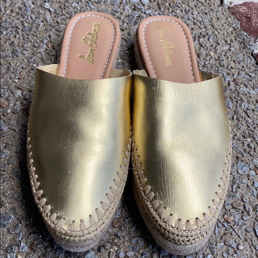 Gold Espadrille